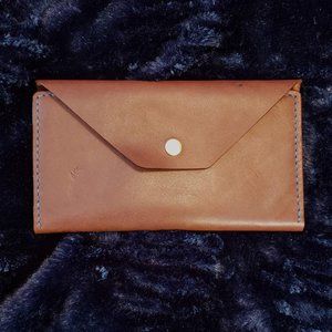 ScapeGrace Designs Brown Leather Six Card Wallet